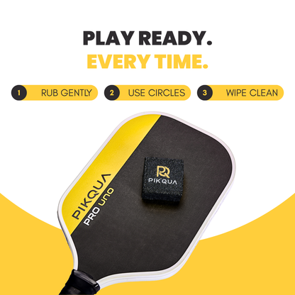 PIKQUA Carbon Fiber Pickleball Paddle Cleaner Eraser
